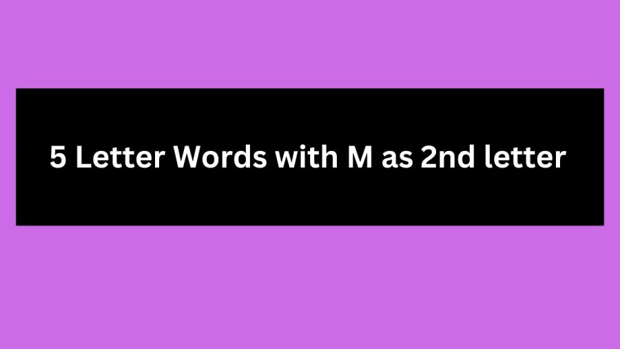 5 Letter Words with M as 2nd letter - Wordle Hint