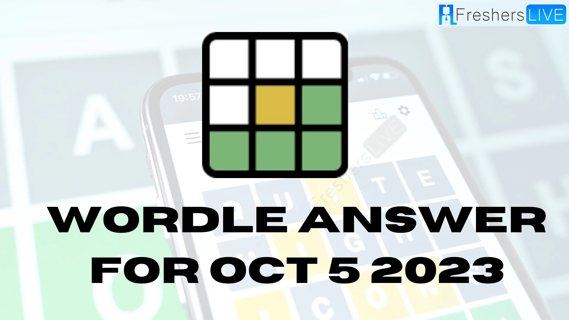 Respuesta de Wordle para el 5 de octubre de 2023 ¿Cuál es la respuesta de Wordle de hoy al número 838 del jueves 5 de octubre de 2023?