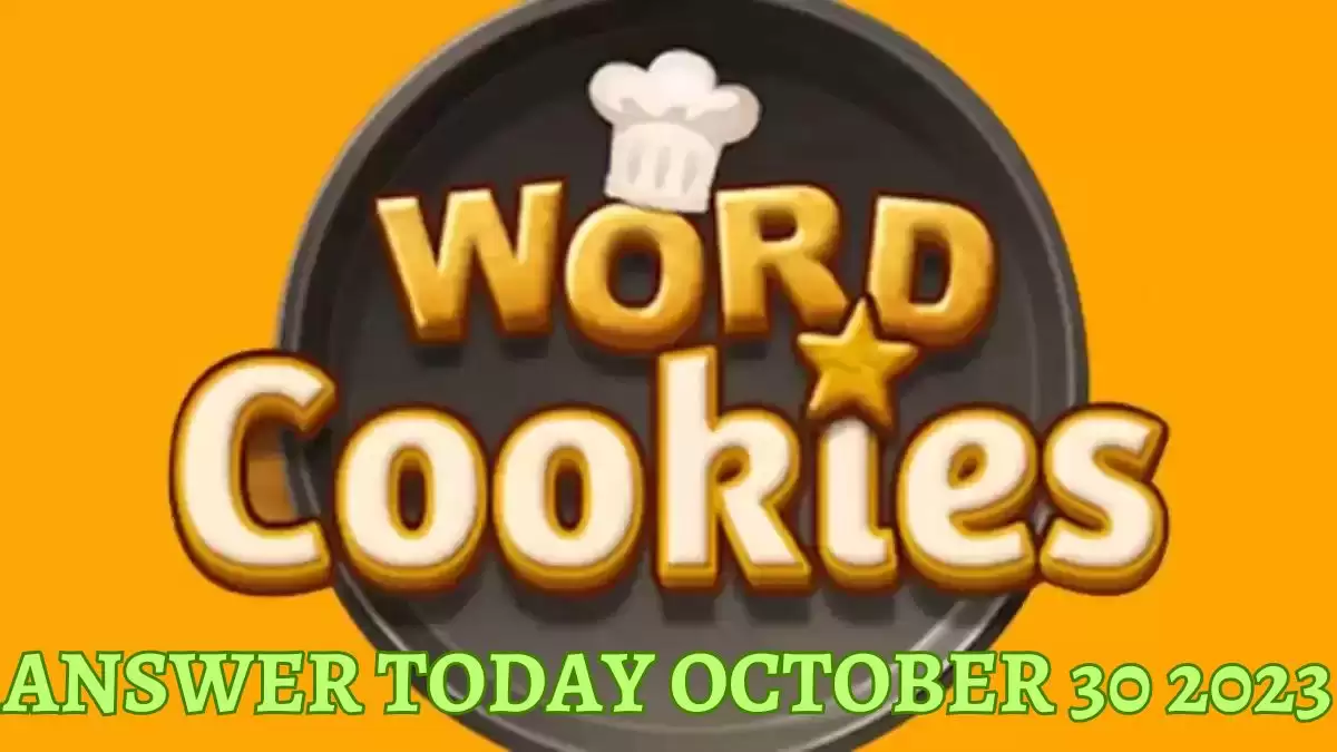 Word Cookies Daily Puzzle October 30 2023 Answers Today