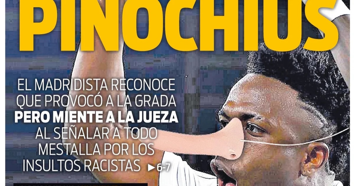 'Superdeporte' carga contra Vinicius tras la declaración del futbolista por insultos racistas: "Pinoquio"