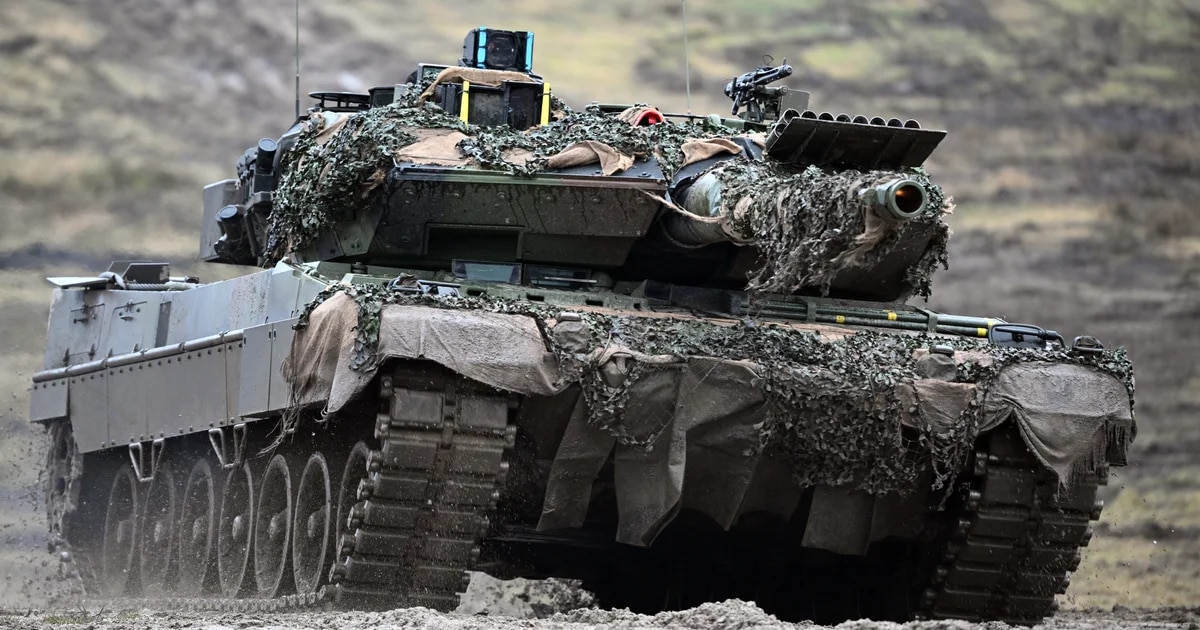 Ucrania mostró combate con el tanque alemán Leopard 2 en el frente de batalla en Zaporizhzhia