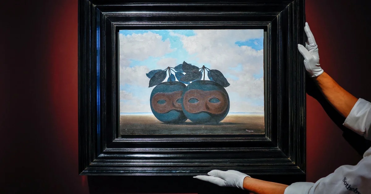 Un cuadro de Magritte fue subastado por más de 11 millones de dólares en Francia