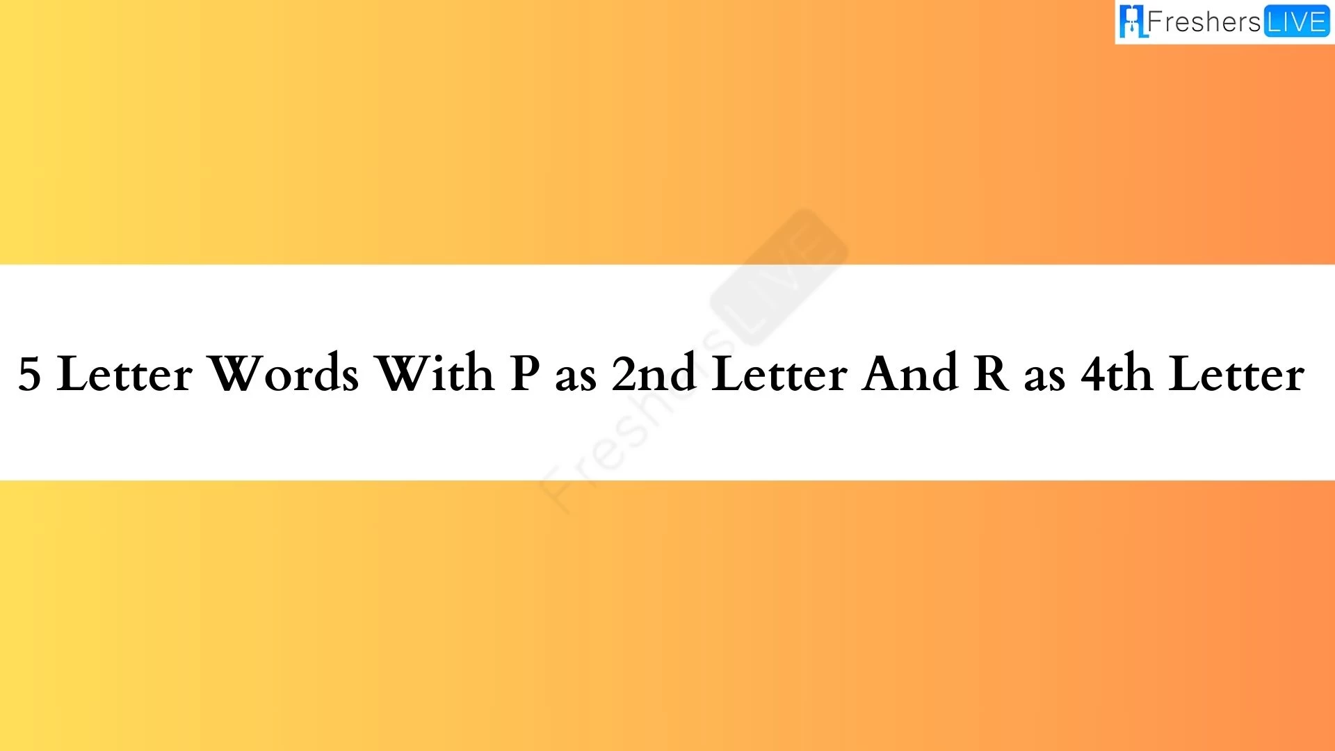 Una palabra de 5 letras, la segunda letra es R, la cuarta letra es R. Lista de todas las palabras.