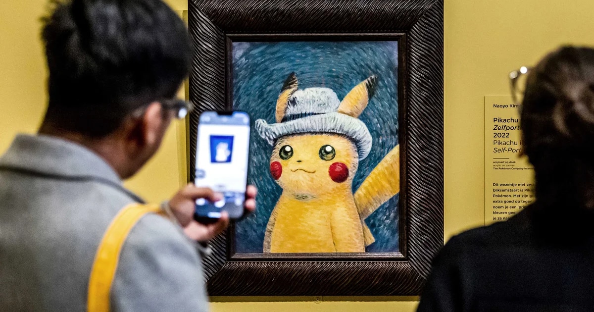 ¿Van Gogh y Pikachu?  Así es la colaboración entre Pokémon y los cuadros del pintor holandés