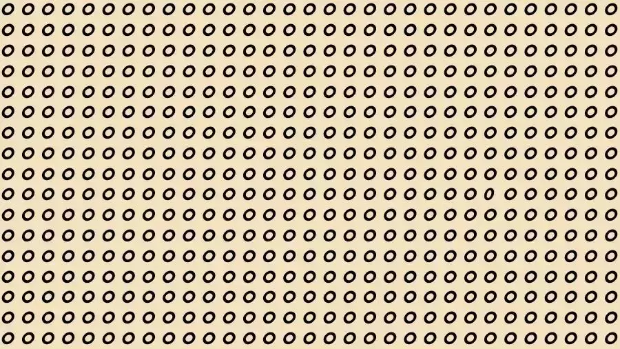 Optical Illusion Brain Test: If you have Sharp Eyes Find the number 0 among O in 12 Seconds?
