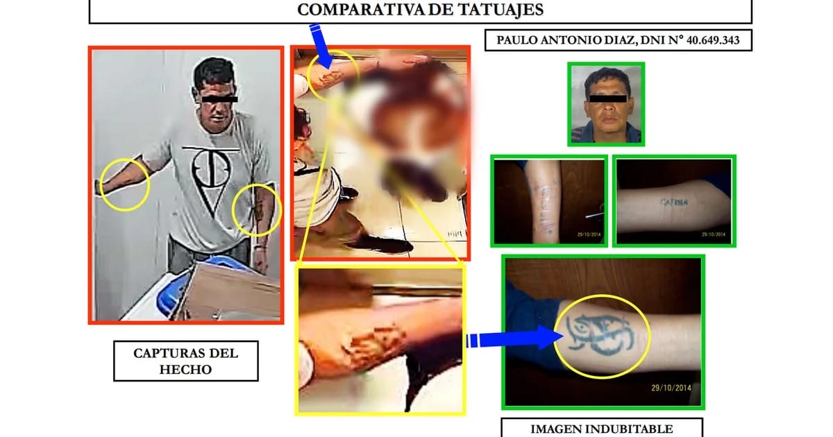 4Cómo un tatuaje y la huella de un dedo meñique permitieron identificar al violador de Las Cañitas