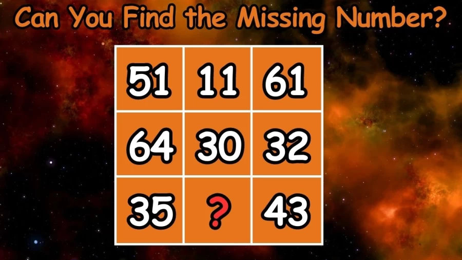 Brain Teaser Maths Puzzle: Can You Find the Missing Number Within 10 Secs?