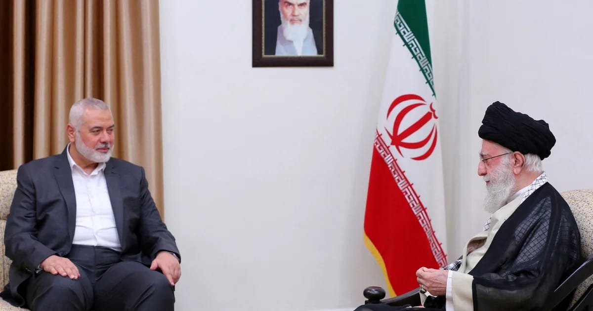 Cada vez más cerca: el líder de Hamás, Ismail Haniye, se reunió con el ayatolá Ali Jamenei en Teherán