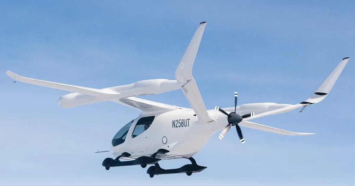 El avión eléctrico que aterrizó en Florida y promete revolucionar la industria del transporte aéreo