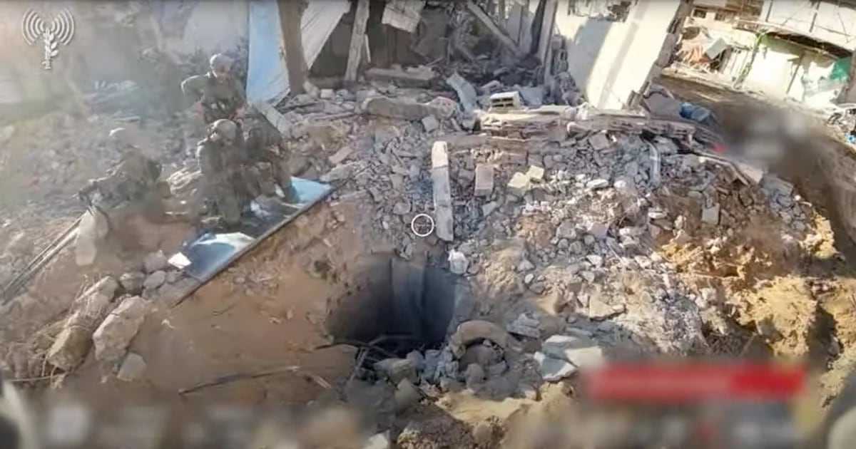 El ejército israelí encontró un túnel terrorista fortificado de 55 metros de largo bajo el hospital de Shifa en Gaza