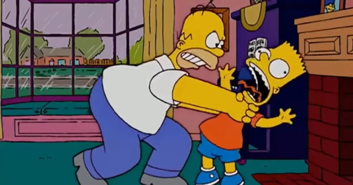 La razón por la que Homero ya no estrangulará a Bart en las nuevas temporadas de Los Simpson