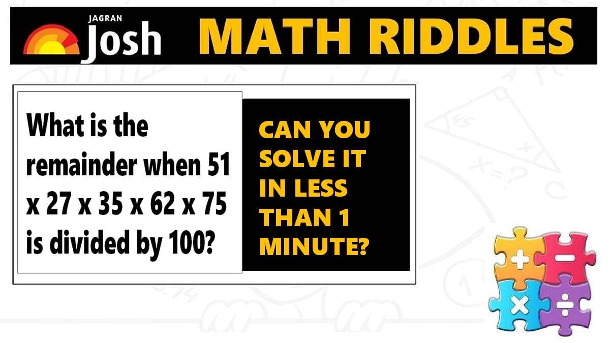 Math Riddles: Check Your Brain Power, Solve these Mathematics Puzzles