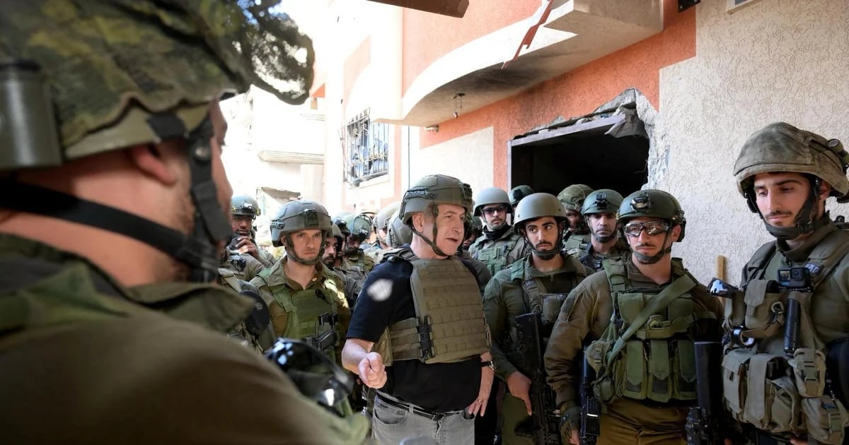 Netanyahu entró en Gaza por primera vez desde que estalló la guerra con Hamás