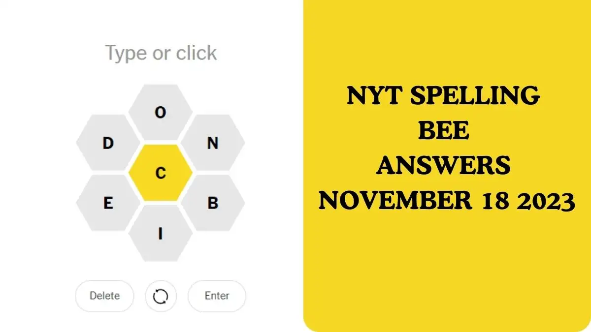 NYT Spelling Bee Answers November 19 2023
