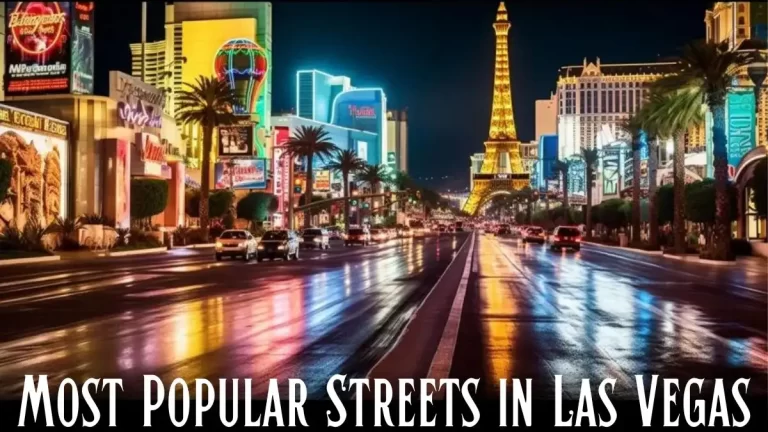 Top 10 Most Popular Streets in Las Vegas  - Neon Playground