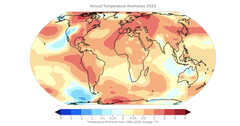 En el primer día de la Cumbre Mundial del Clima, la ONU confirmó que 2023 es el año más caluroso de la historia