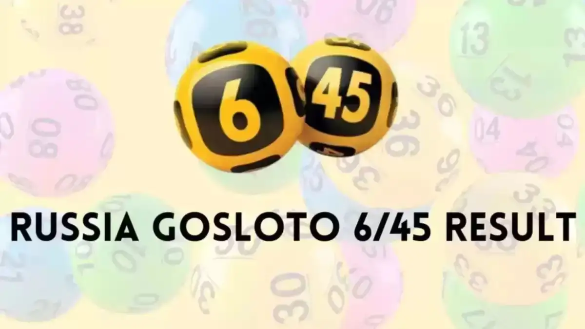 Russia Gosloto 6/45 Result 13 December 2023 Check 6 out of 45 winning numbers