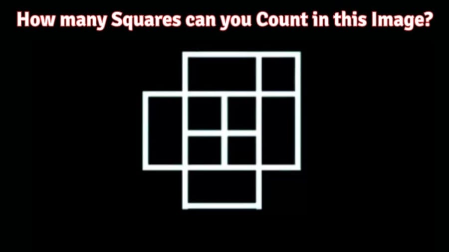 Brain Teaser Eye Test: How many Squares can you Count in this Image?