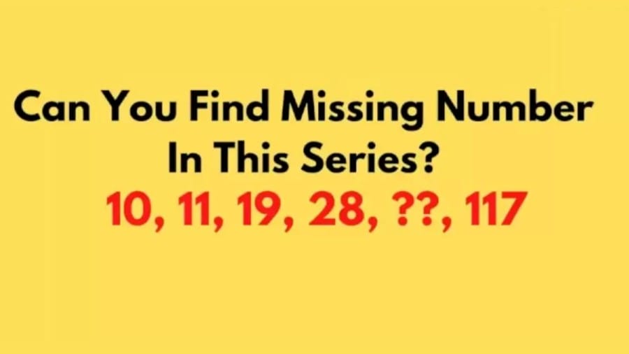 Brain Teaser: Can you Find Missing Number in this Series? Math Puzzle