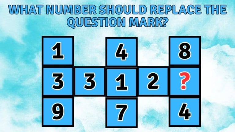 Brain Teaser: What Number should Replace the Question Mark? Math Puzzle