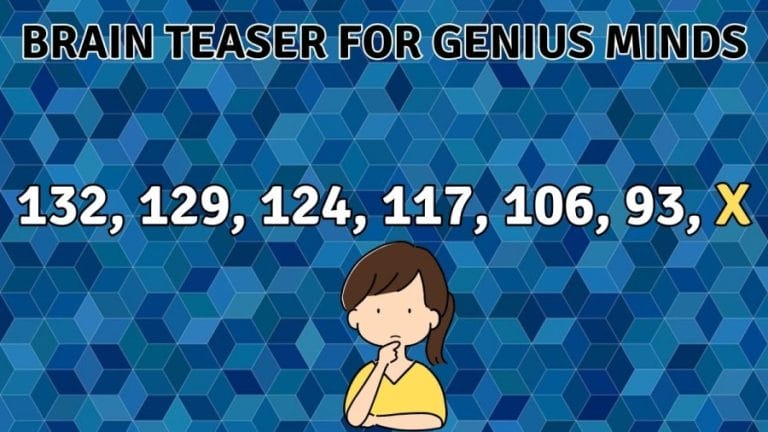 Brain Teaser for Genius Minds: Solve and Find the Value of X
