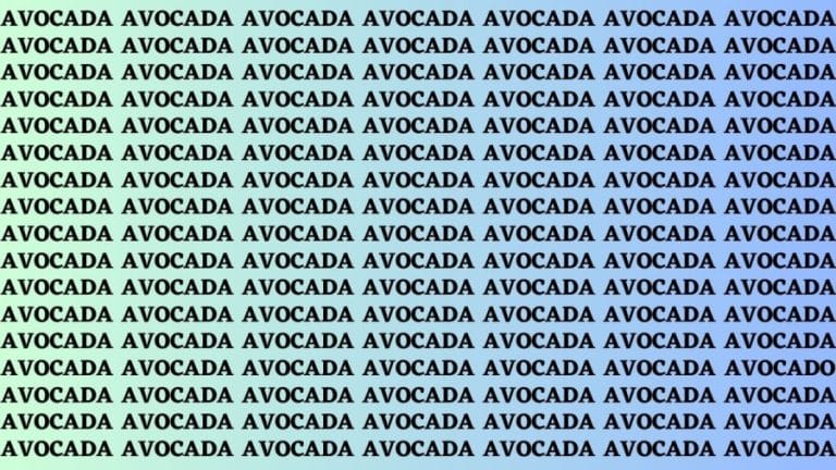 Observation Brain Test: If You Have Hawk Eyes Find Avocado Among Avocada in 22 Secs?