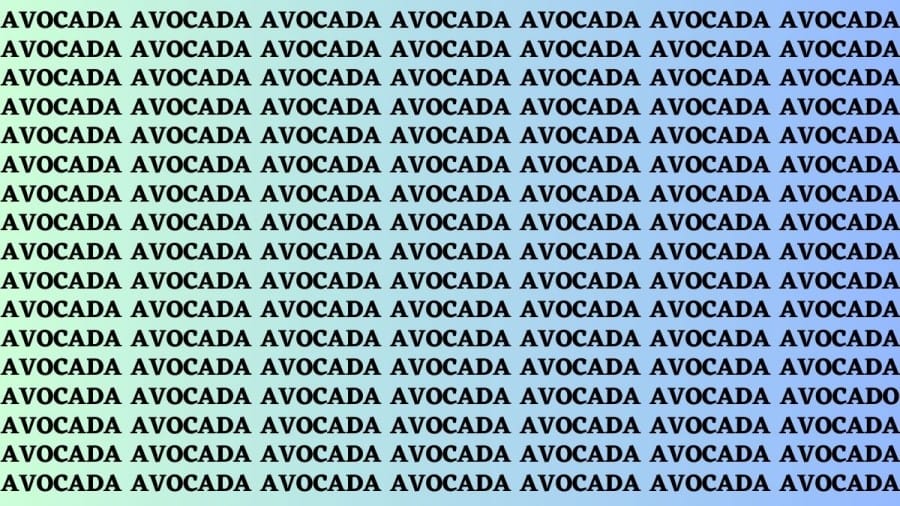 Observation Brain Test: If You Have Hawk Eyes Find Avocado Among Avocada in 22 Secs?